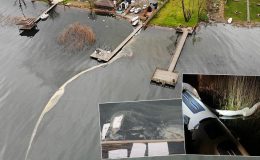 Milyonların içme suyu olan Sapanca Gölü’nde şok! Boru hattı patladı, akaryakıt sızdı