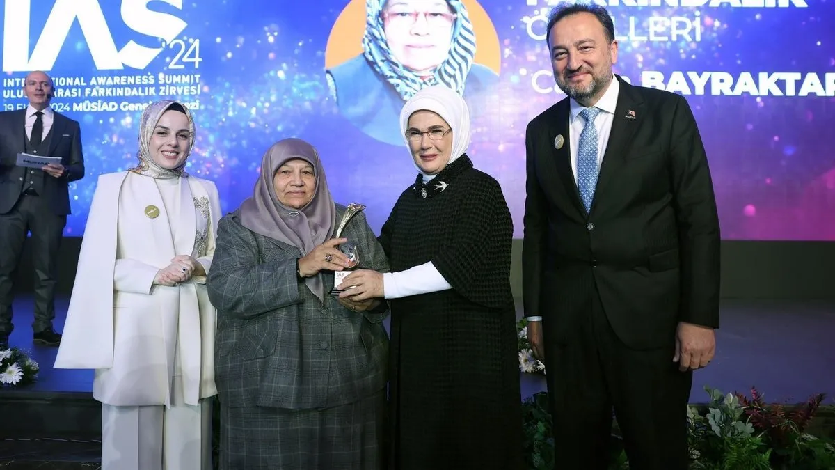 Emine Erdoğan, Uluslararası Farkındalık Zirvesi’nde konuştu: Kadınlar kalkınmanın lokomotif gücüdür