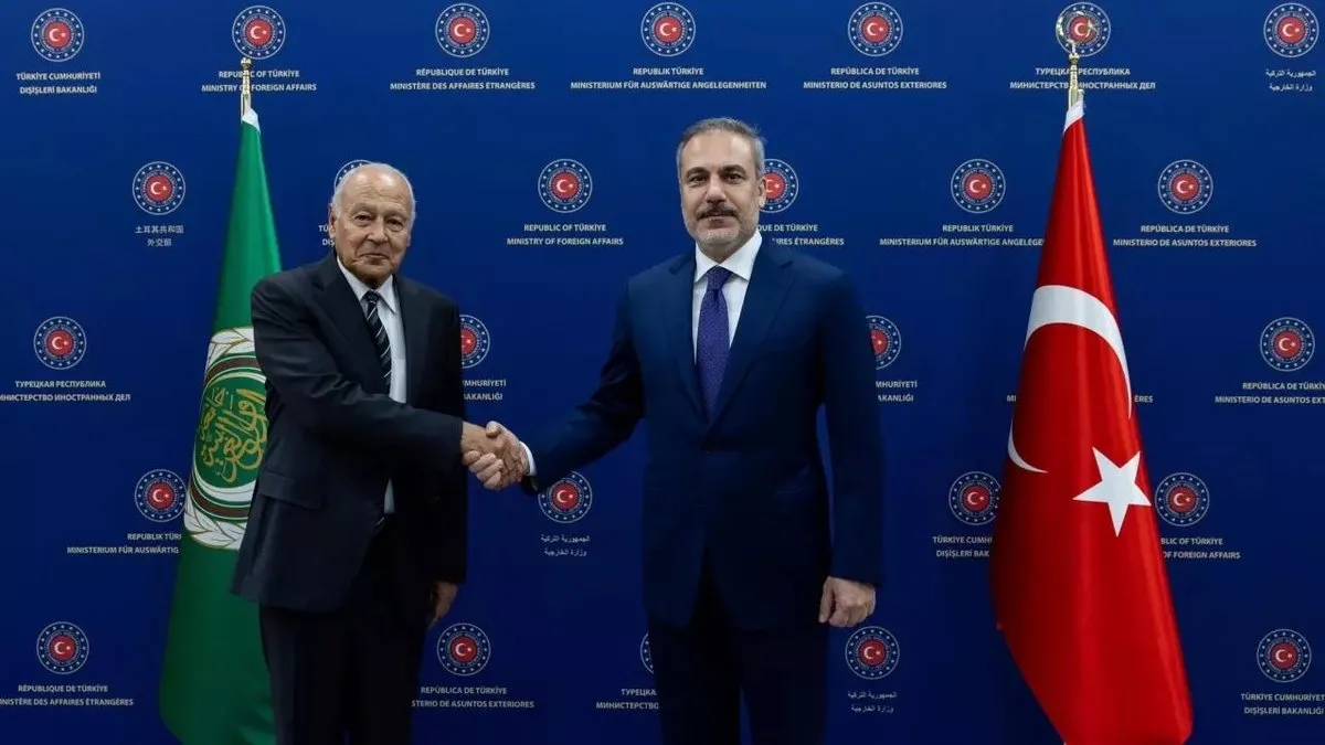 Bakan Fidan, Arap Birliği Genel Sekreteri Ebu Gayt ile görüştü