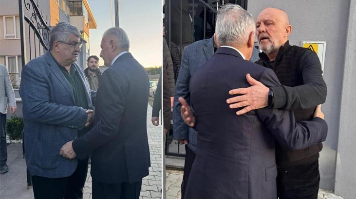 Binali Yıldırım’dan Kartalkaya’da hayatını kaybeden ailenin yakınlarına taziye ziyareti