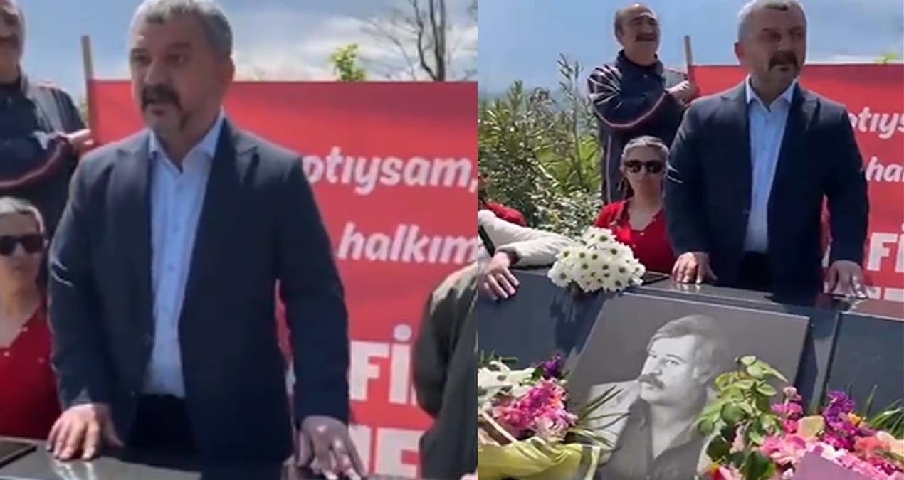 Komünist Başkan Terzi Fikri’nin mezarında bir Milli Görüşçü