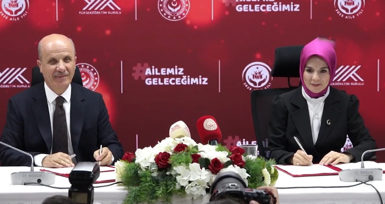 YÖK ile Aile ve Sosyal Hizmetler Bakanlığı arasında işbirliği